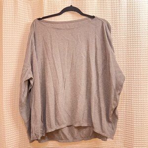Grey Lululemon Back In Action Long Sleeve *Waffle | Size 10